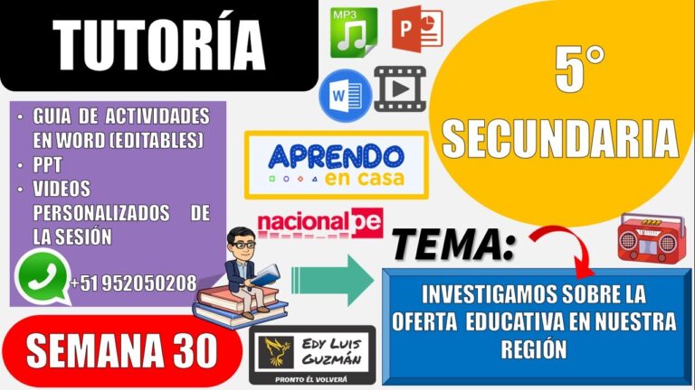 Oferta educativa regional: panorama y perspectivas