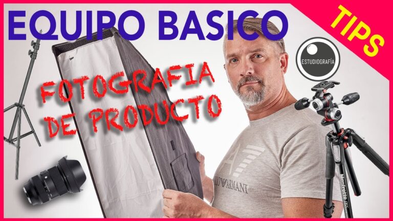 Equipamiento esencial para fotograf&iacute;a de producto