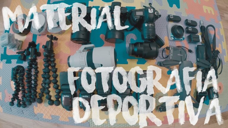 Equipamiento esencial para fotograf&iacute;a deportiva