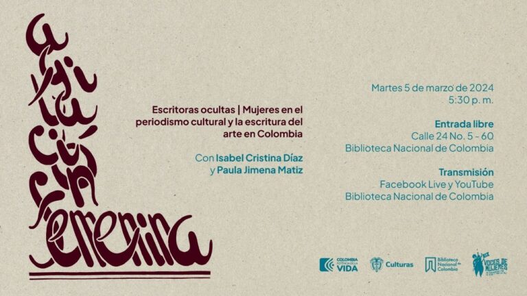 Escritoras feministas en Bogot&aacute;: Una mirada contempor&aacute;nea