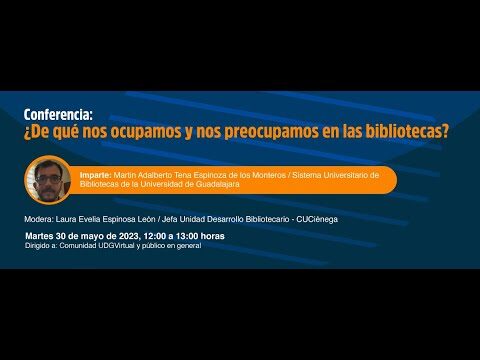 Charlas y conferencias: una mirada a las bibliotecas