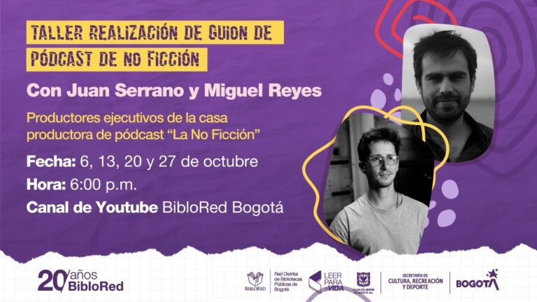 Gu&iacute;a de talleres de guion en Bogot&aacute;