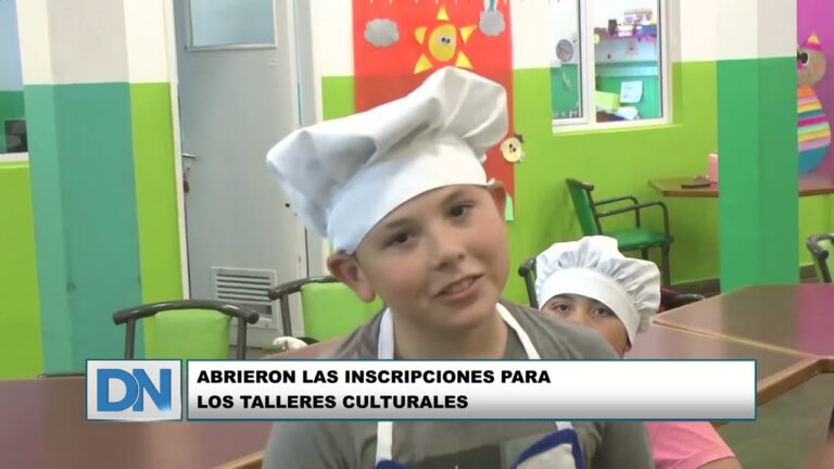 Inscripciones Abiertas: Talleres Culturales