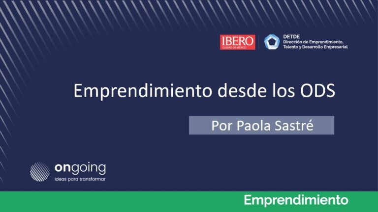 Emprender sosteniblemente en la ciudad