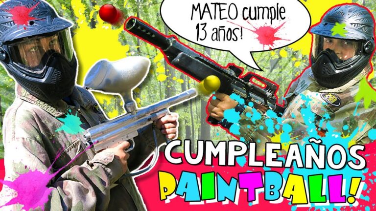 Divertidas aventuras de paintball para ni&ntilde;os