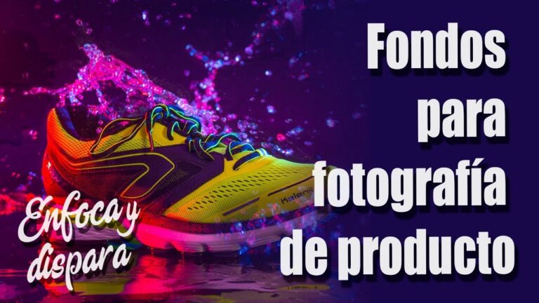 Guía de colores y fondos para fotografía de producto