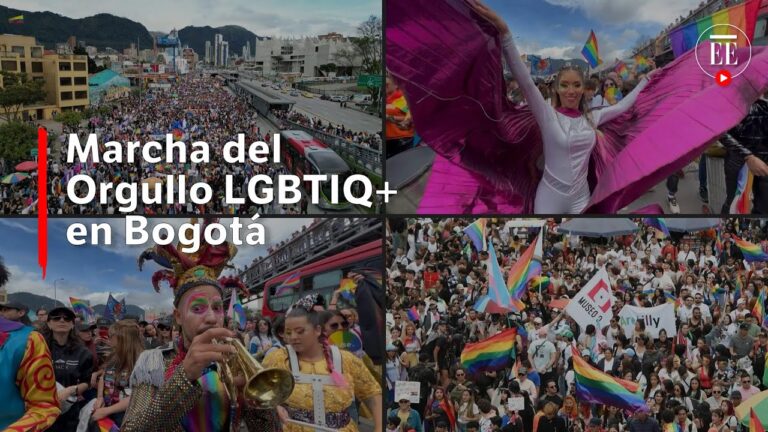 Desfile multicolor en las calles de Bogotá