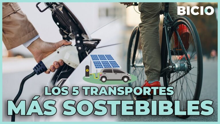Alternativas de transporte sostenible: Una gu&iacute;a pr&aacute;ctica
